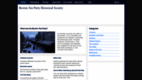 What Boston-tea-party.org website looked like in 2020 (4 years ago)