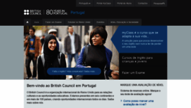 What Britishcouncil.pt website looked like in 2020 (4 years ago)