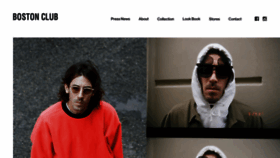 What Bostonclub-eyewear.com website looked like in 2020 (4 years ago)