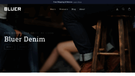 What Bluerdenim.com website looked like in 2020 (5 years ago)