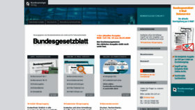 What Bgblportal.de website looked like in 2020 (6 years ago)