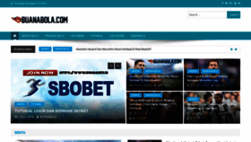 What Buanabola.net website looked like in 2020 (4 years ago)