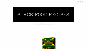 What Blackfoodrecipes.com website looked like in 2020 (4 years ago)