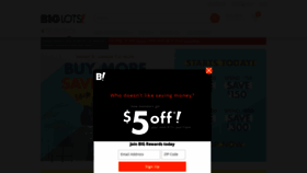 What Biglots.com website looked like in 2020 (4 years ago)