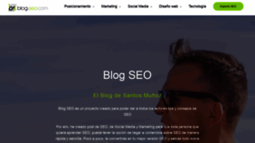 What Blog-seo.es website looked like in 2020 (4 years ago)
