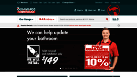 What Bunnings.com.au website looked like in 2020 (4 years ago)