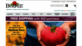 What Burpee.com website looked like in 2020 (4 years ago)