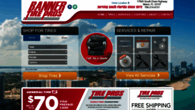 What Bannertirepros.com website looked like in 2020 (5 years ago)