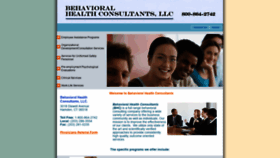 What Bhcservices.com website looked like in 2020 (4 years ago)