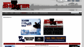 What Bayoushooter.com website looked like in 2020 (4 years ago)