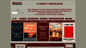 What Bookcompanion.com website looked like in 2020 (4 years ago)