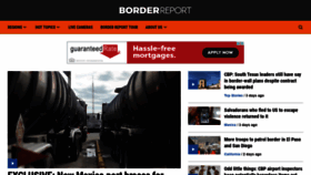 What Borderreport.com website looked like in 2020 (4 years ago)