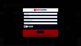 What Britishexpress.in website looked like in 2020 (4 years ago)