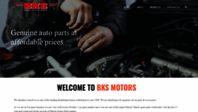 What Bksmotors.in website looked like in 2020 (4 years ago)