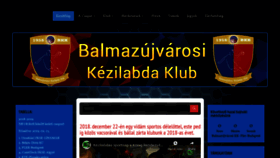 What Balmazkezi.hu website looked like in 2020 (4 years ago)