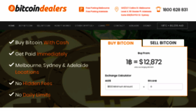 What Bitcoindealers.com.au website looked like in 2020 (4 years ago)
