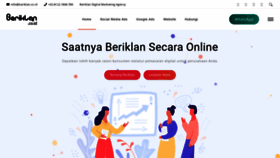 What Beriklan.co.id website looked like in 2020 (4 years ago)