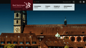 What Bad-saeckingen-tourismus.de website looked like in 2020 (4 years ago)