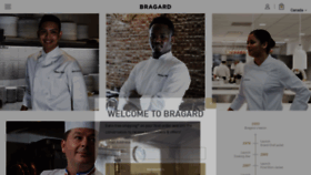 What Bragard.ca website looked like in 2020 (4 years ago)