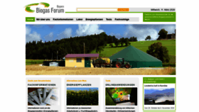 What Biogas-forum-bayern.de website looked like in 2020 (4 years ago)