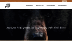 What Bearwise.org website looked like in 2020 (4 years ago)