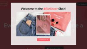 What Bizsister.com website looked like in 2020 (4 years ago)