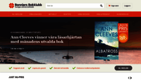 What Bonniersbokklubb.se website looked like in 2020 (4 years ago)