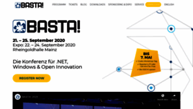 What Basta.net website looked like in 2020 (4 years ago)