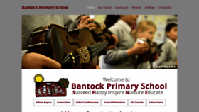 What Bantockprimaryschool.co.uk website looked like in 2020 (4 years ago)