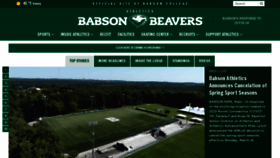 What Babson.prestosports.com website looked like in 2020 (4 years ago)