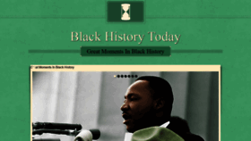 What Blackhistory.today website looked like in 2020 (4 years ago)