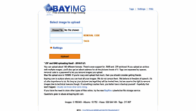 What Bayimg.com website looked like in 2020 (4 years ago)