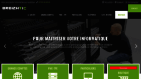 What Breizhtic.bzh website looked like in 2020 (4 years ago)
