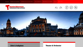 What Buehnenverein.de website looked like in 2020 (4 years ago)