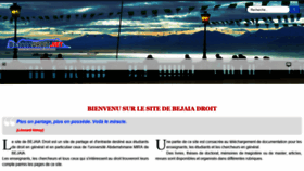 What Bejaiadroit.net website looked like in 2020 (5 years ago)