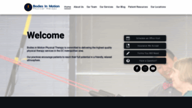What Bodiesinmotionpt.com website looked like in 2020 (6 years ago)