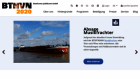 What Bthvn2020.de website looked like in 2020 (6 years ago)
