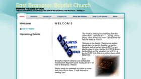 What Bramptonbaptistchurch.org website looked like in 2020 (4 years ago)
