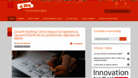 What Blogdetransformaciondigital.es website looked like in 2020 (4 years ago)