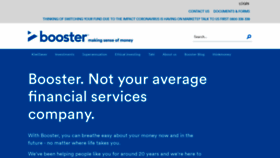 What Booster.co.nz website looked like in 2020 (4 years ago)