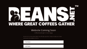 What Beans.net website looked like in 2020 (4 years ago)