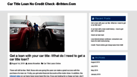 What Brihten.com website looked like in 2020 (6 years ago)