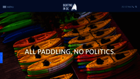 What Boatingindc.com website looked like in 2020 (5 years ago)