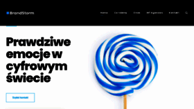 What Brandstorm.pl website looked like in 2020 (4 years ago)