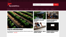 What Byvaniehrou.sk website looked like in 2020 (4 years ago)