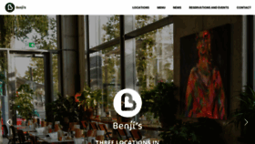 What Benjis.amsterdam website looked like in 2020 (4 years ago)