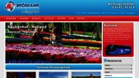 What Broeskamp-online.de website looked like in 2020 (4 years ago)
