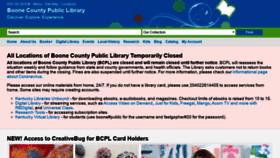 What Bcpl.org website looked like in 2020 (4 years ago)