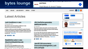 What Byteslounge.com website looked like in 2020 (4 years ago)