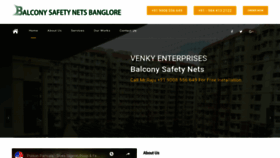 What Balconysafetynetsbangalore.co.in website looked like in 2020 (4 years ago)